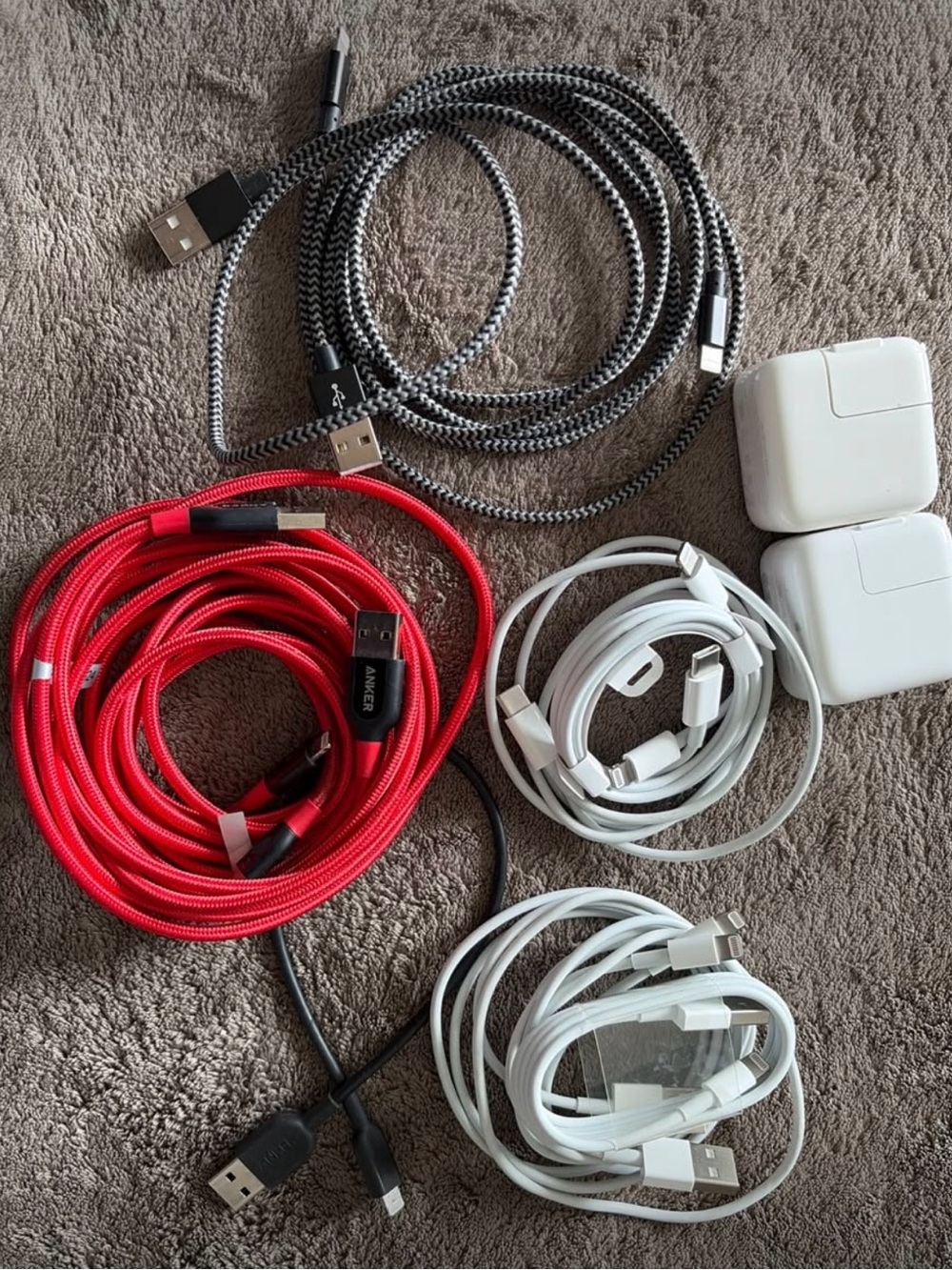 Apple Lightning Charging Cable Bundle